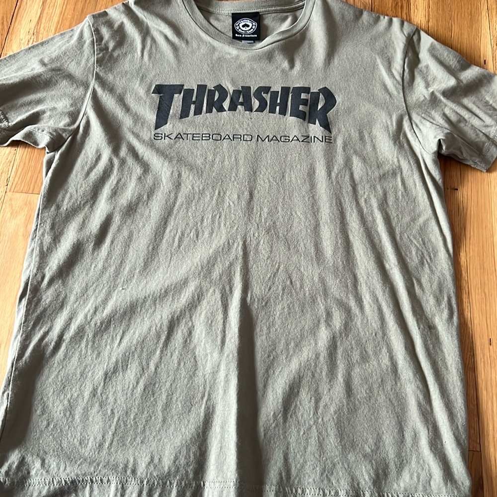 Army Green Thrasher Tee
